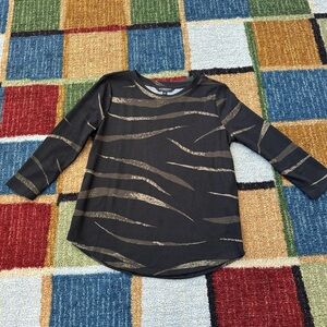 Liverpool Black and Gold Long Sleeve Kids Tee